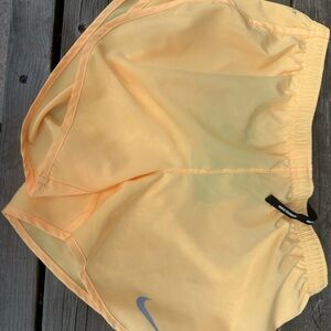 Nike Light Orange Athletic Shorts